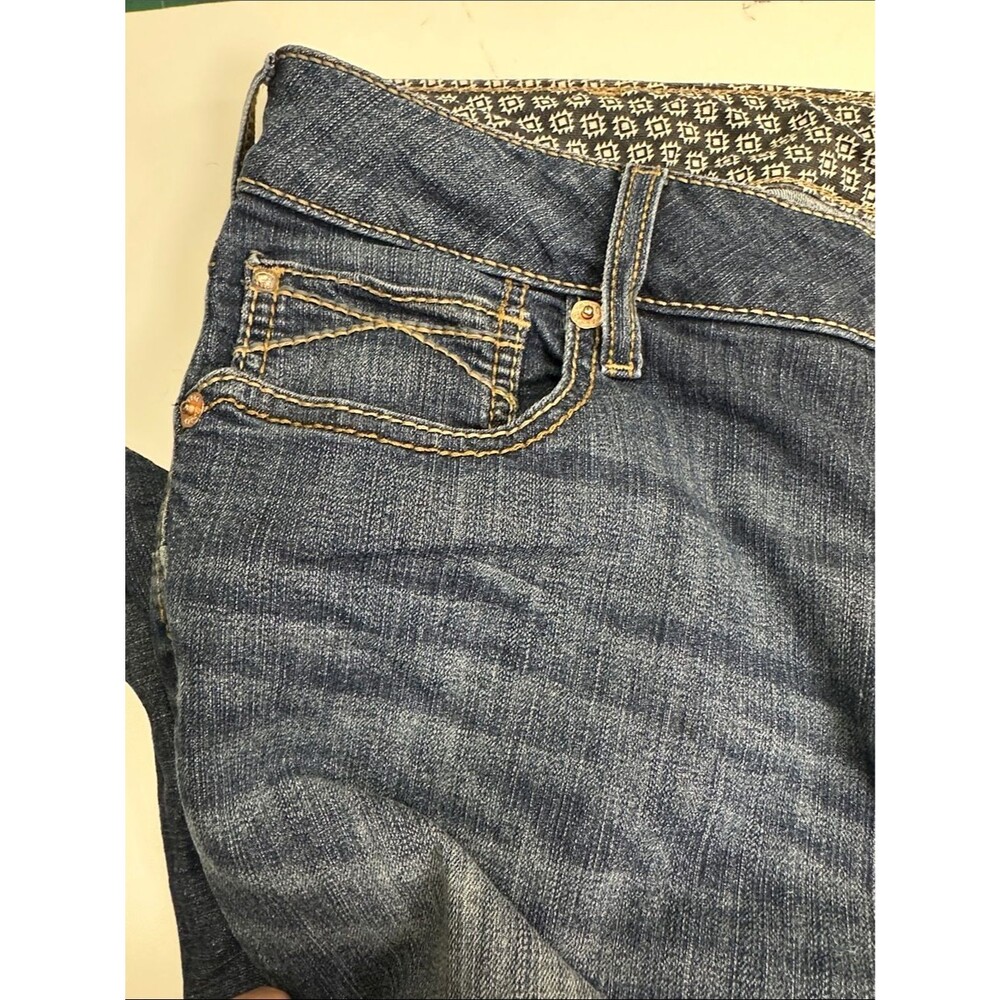 Ariat Real Rosa Jeans Perfect Rise Bootcut Stretch, 34R, Ranch Ride Rodeo - Picture 4 of 16